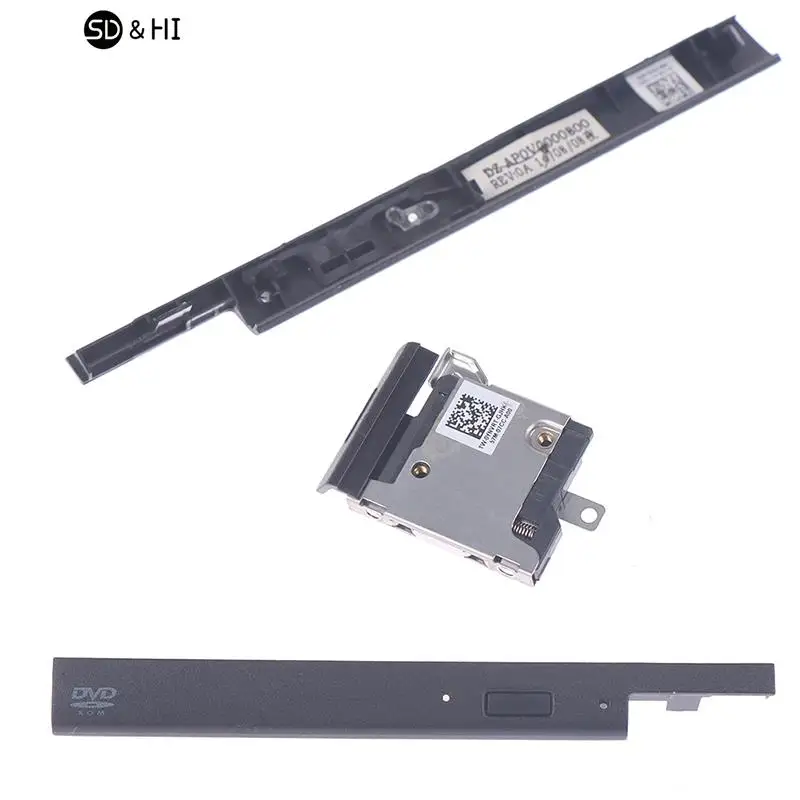 1Set DVD Faceplate Bezel Ejector for Dell Latitude E6440 E6540 Optical Drive Panel