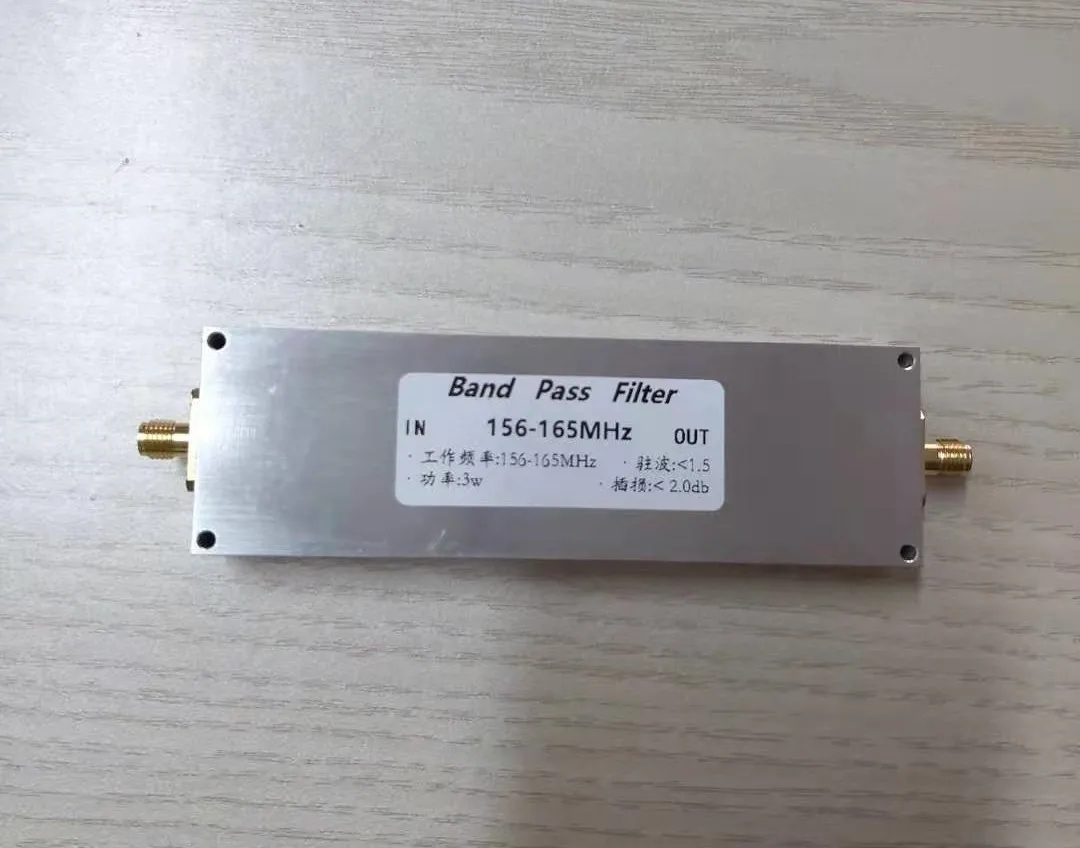 BPF-156-165 156-165MHz Band Pass Filter BPF Receiver Anti-jamming Improve Selectivity