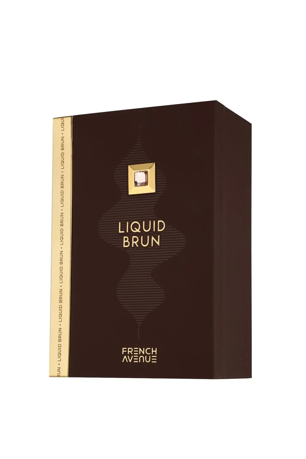 Fragrance World French Avenue Liquid Brun EDP 3.4oz – Ciepły, drewnisty, amberyjny zapach, długotrwały, idealny na prezent