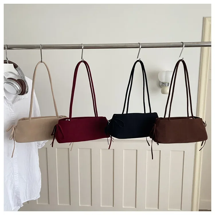 Handtasche Retro Einfache Damenhandtasche Neue Ausländische Textur Unterarm-Schultertasche Modische Pendler-Tasche – Detail 18