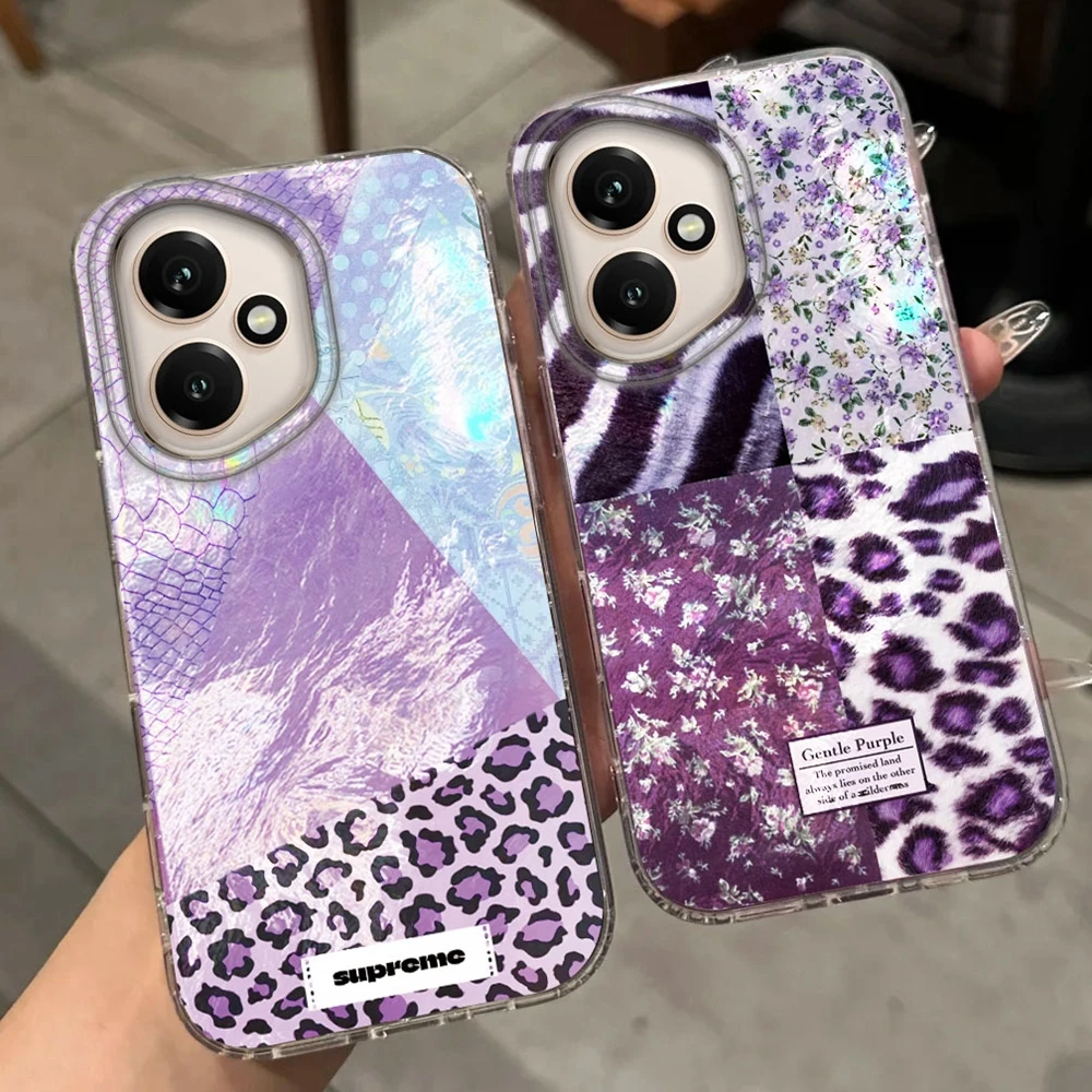 Luxury Purple Leopa…