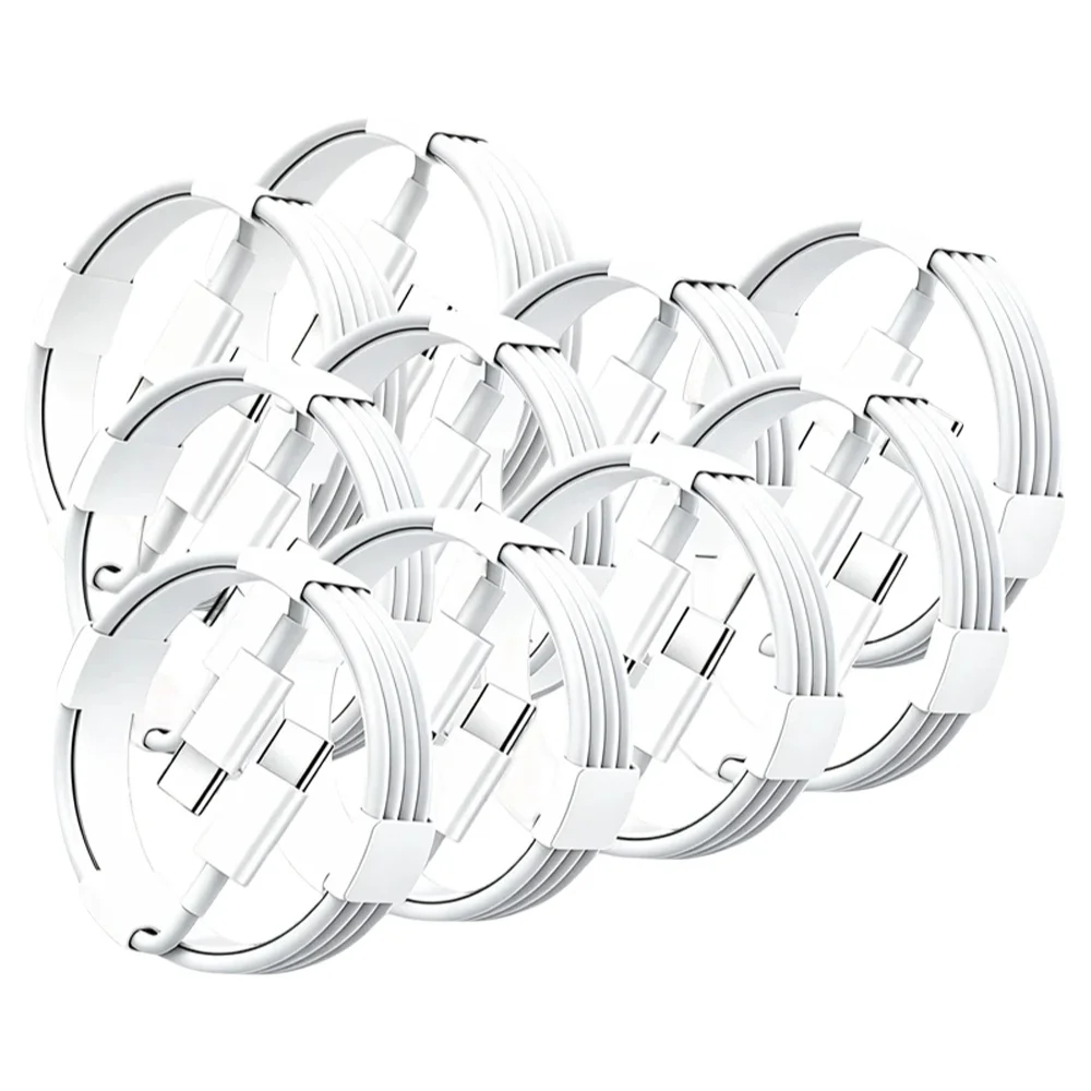 10 Stück 100W USB-C zu Typ-C Kabel für iPhone 17 16 15 PD 60W Schnellladung für Huawei Xiaomi Samsung Typ-C Kabel Zubehör