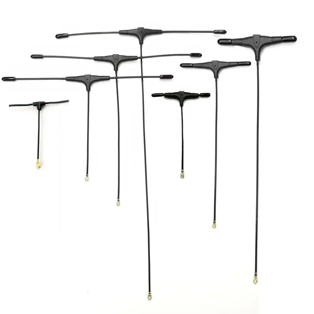 Antenne FPV de type T double bande 915 MHz 2,4 GHz 1 connecteur UFL compatible avec ELRS EP1 RX TBS Crossfire Nano