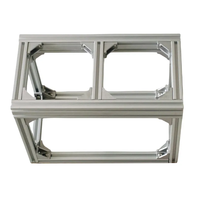 Aluminum alloy tabletop, small fish tank rack, aluminum profile storage rack, flower table, bonsai green flower table