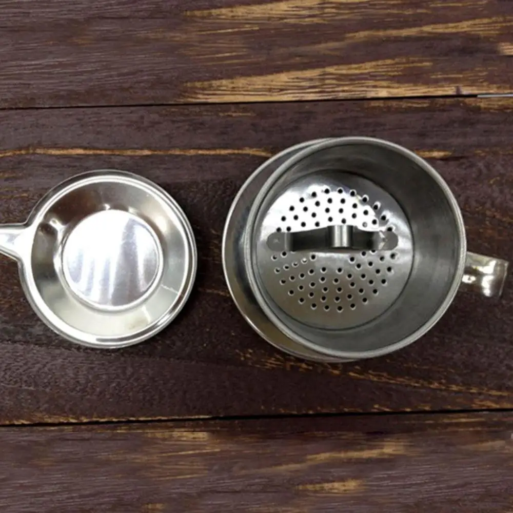 50/100ml Vietnam Style Stainless Steel Coffee Drip Filter Maker Pot Infuse Cup Kitchen Coffee Filter Maker Coffee Dripper