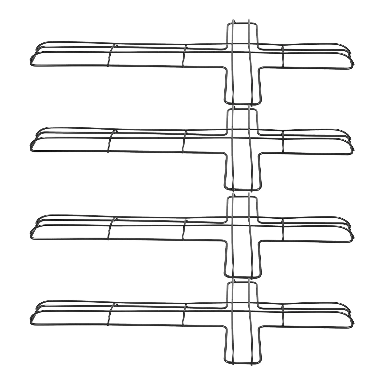 

4Pcs DIY Cross Metal Wreath Form Wire Garland Frame Sturdy Wall Mounted Holiday Decoration Cross Wreath Frame