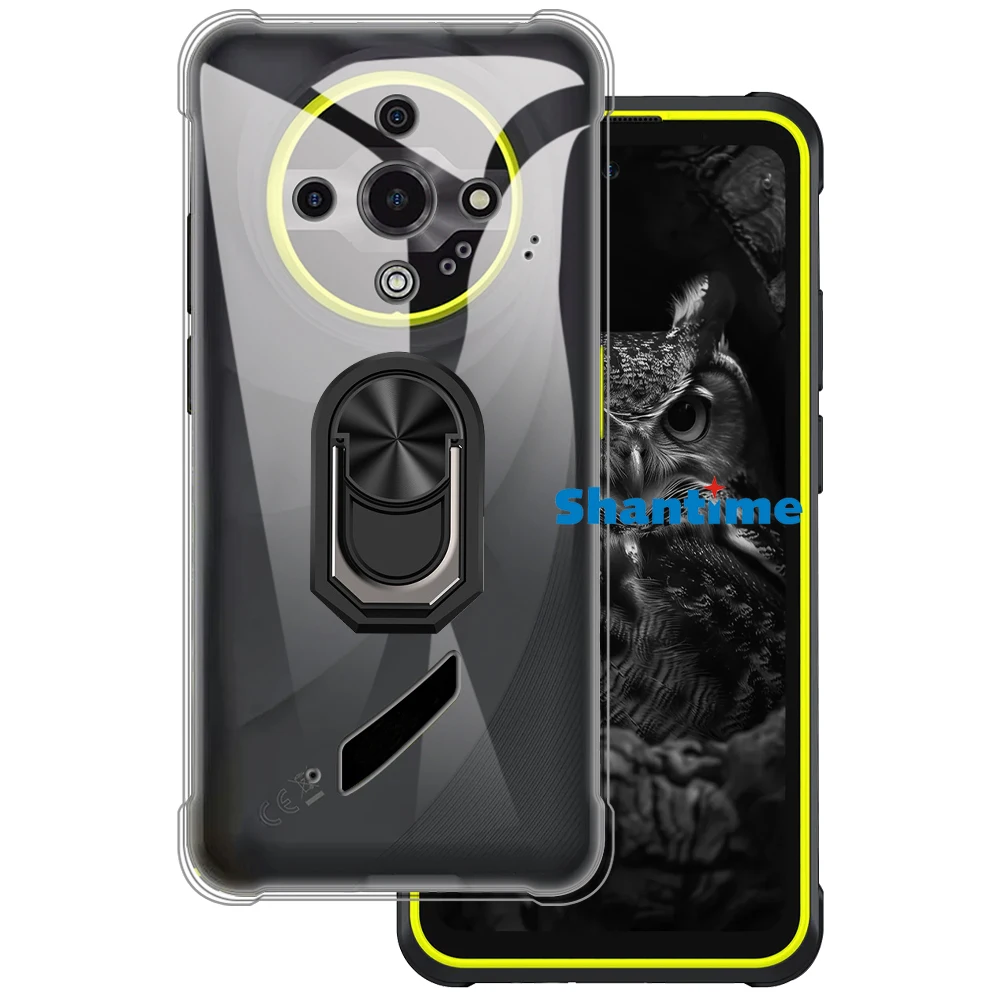 Luxury Shockproof Ring Holder For Ulefone Armor X31 Pro Case Soft Silicone TPU Protective Holder Cover For Ulefone Armor X31 Pro