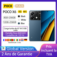 POCO X6 5G,Smart Phones,NFC,Snapdragon® 7s Gen 2,120Hz,64MP Triple Camera with OIS,67W Charging,5100mAh,Global Version