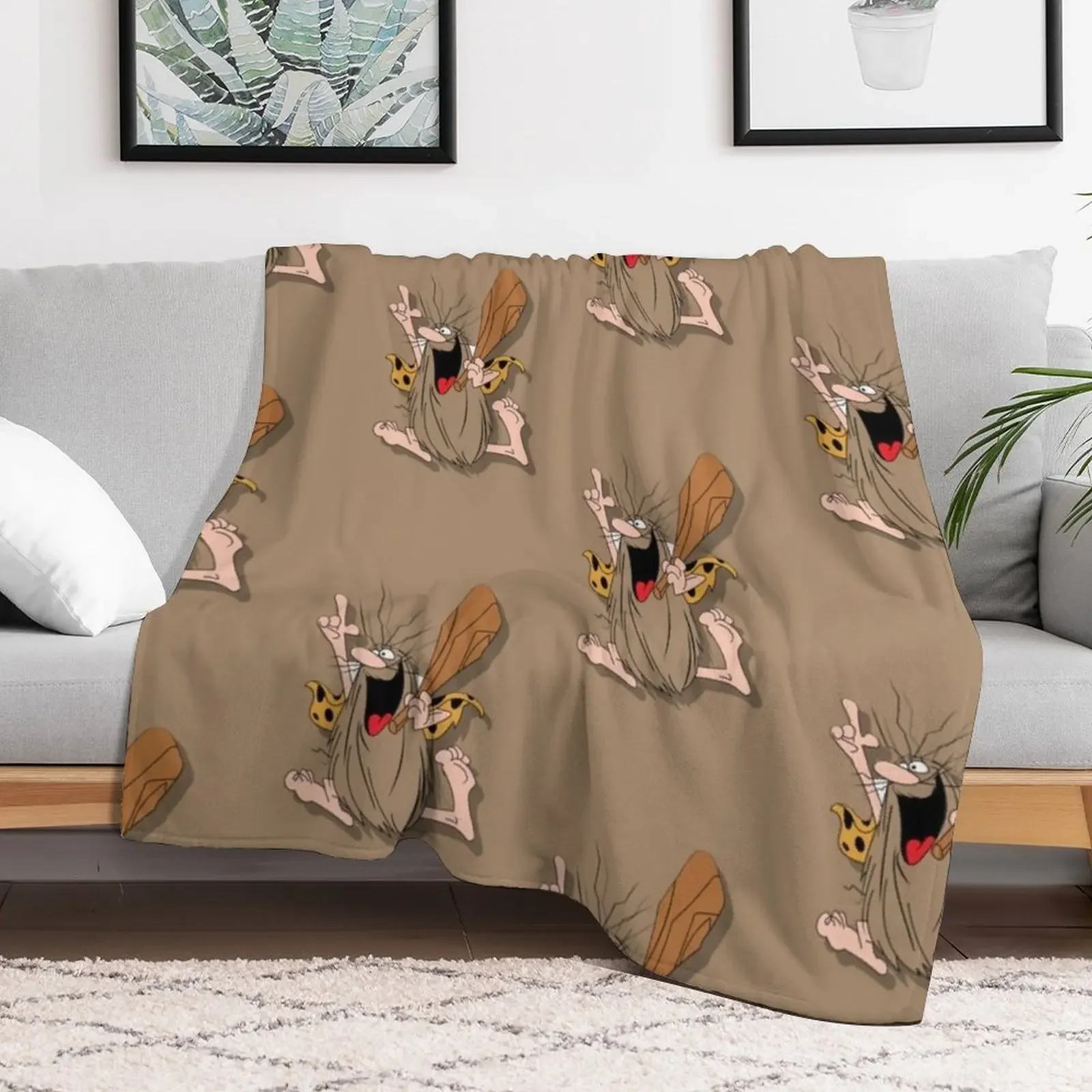 prehistoric captain Throw Blanket Summer Flannel Moving cosplay anime Blankets