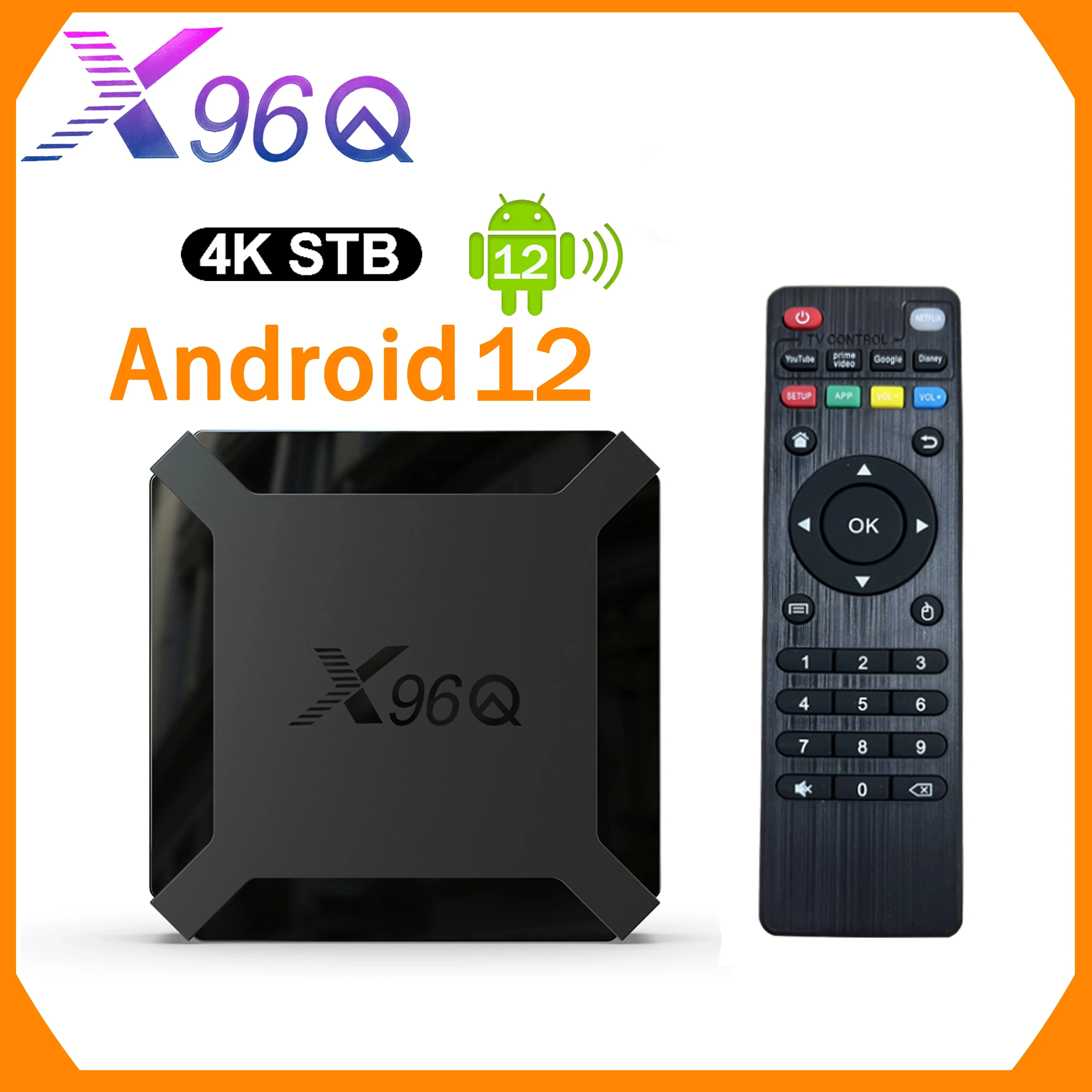 Android TV Box X96Q TV Box 2GB 16GB iptv Android 12 H313 Quad Core 4K Smart TV BOX Wifi PK X96 1GB 8GB HD Media player Top Box