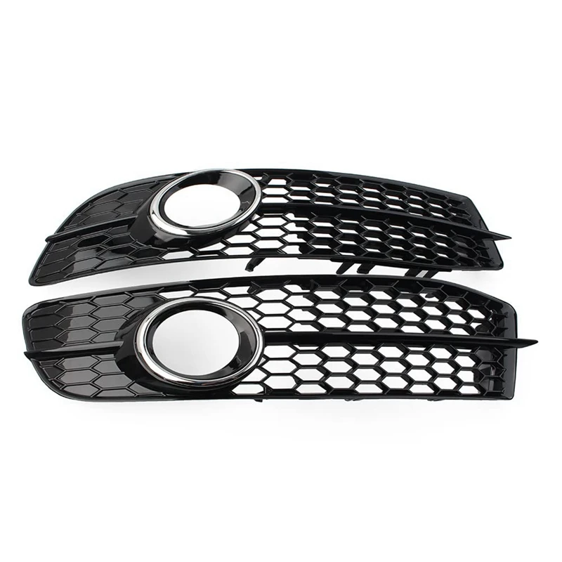 

Front Bumper Fog Light Grille Cover 4F0807681Q 4F0807682Q For A6 C6 S-Line Facelifted 2009-2012 Accessories-A33K
