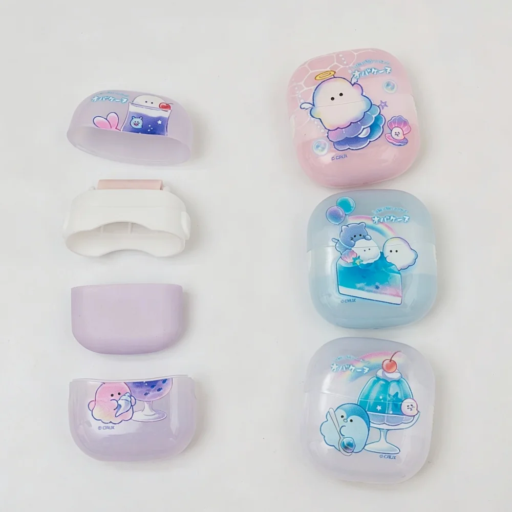 Ocean Series Eraser Sets Roller Debris Remover Collector Erasers Writing Drawing Correction Supplies Office School Stationery