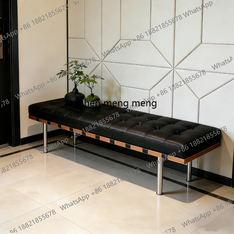 Entry door, shoe change stool, entrance, household cloakroom, change clothes, leather, bedside stool, bedroom