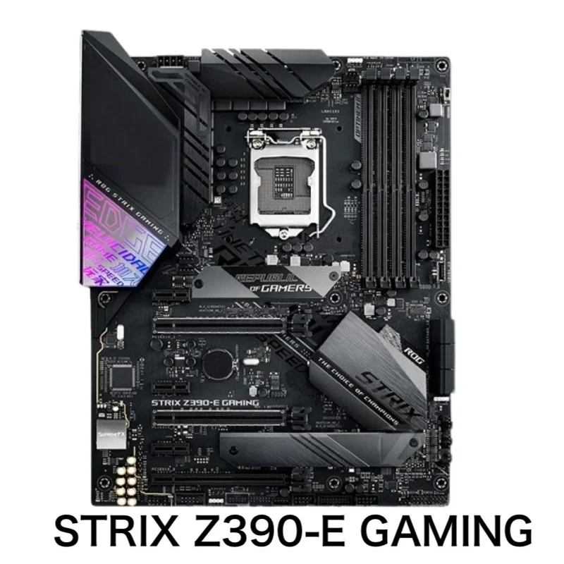 For ASUS ROG STRIX Z390-E GAMING Motherboard LGA1151 DDR4 VGA HDMI EDP Mainboard 100% Tested OK Fully Work Free Shipping