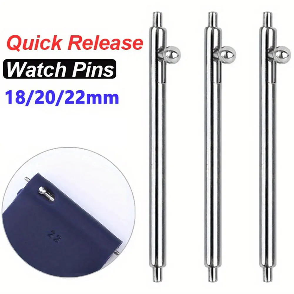 18/20/22/23mm Watchband Split Pin Stainless Steel Spring Bar Watch Bracelet Strap Link Pins Cotter Assortment Watch Repair Tools