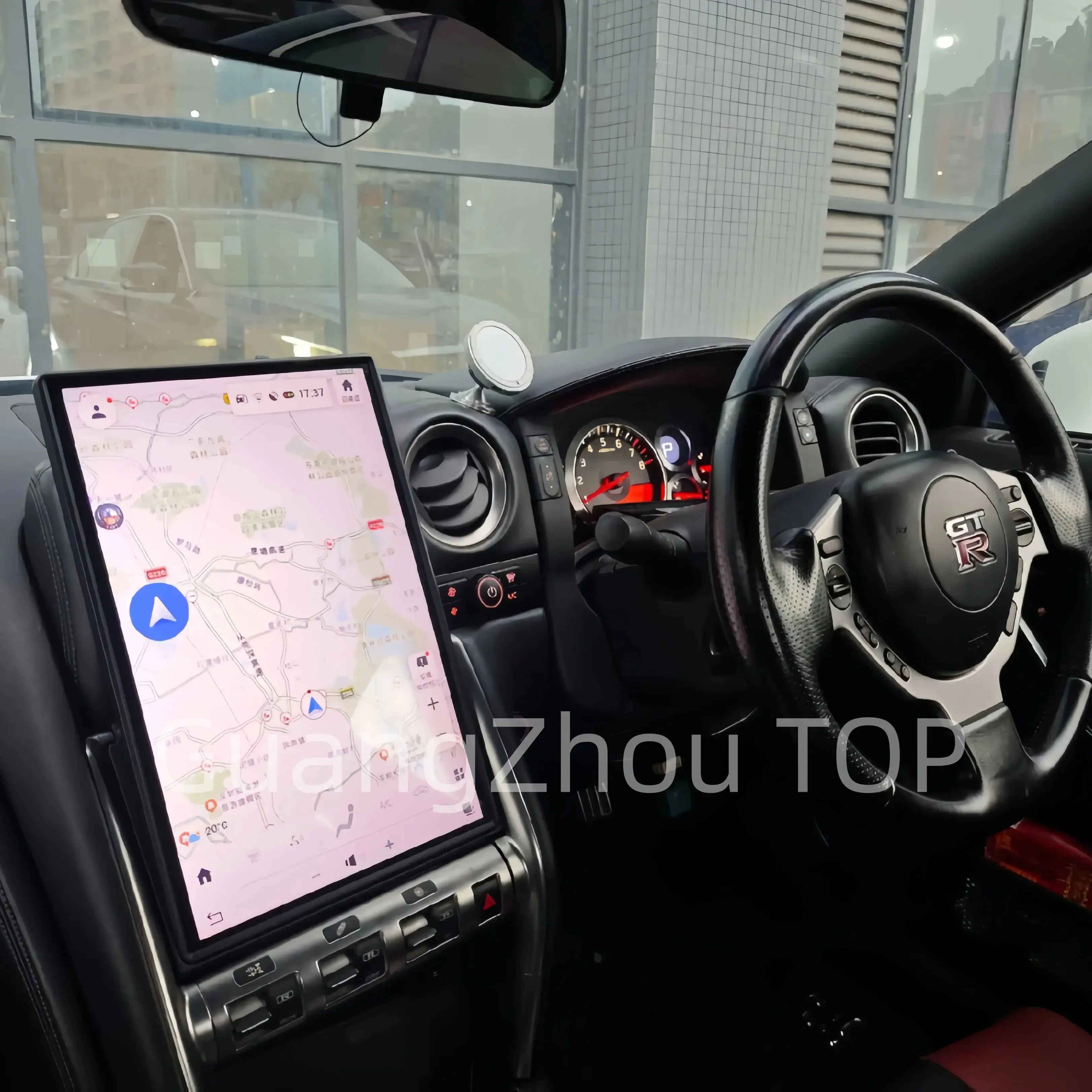 

14.4-дюймовый автомобильный радиоприемник Snapdragon 665 с Android 13, CarPlay для Nissan GTR 2011-2016, мультимедийный проигрыватель, GPS-навигация, головное устройство с DSP, Wi-Fi, Bluetooth