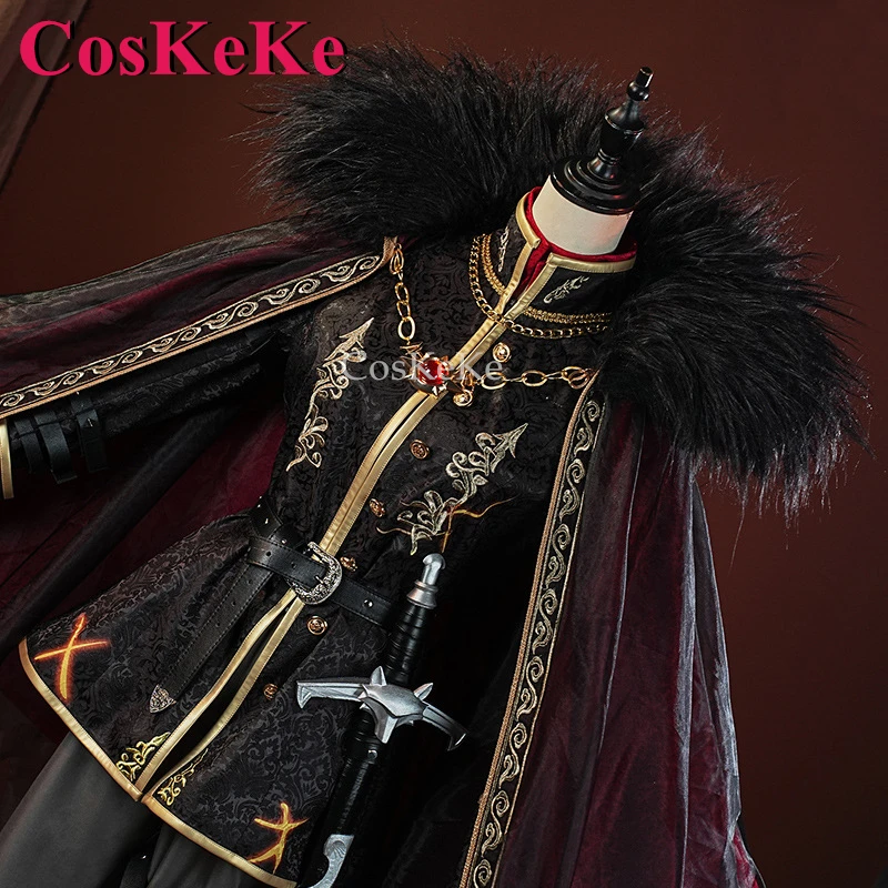 CosKeKe Ithaqua Cosplay z grą tożsamość V kostium nocny stróż w komplecie impreza z okazji Halloween do odgrywania ról S-XXL odzieżowych