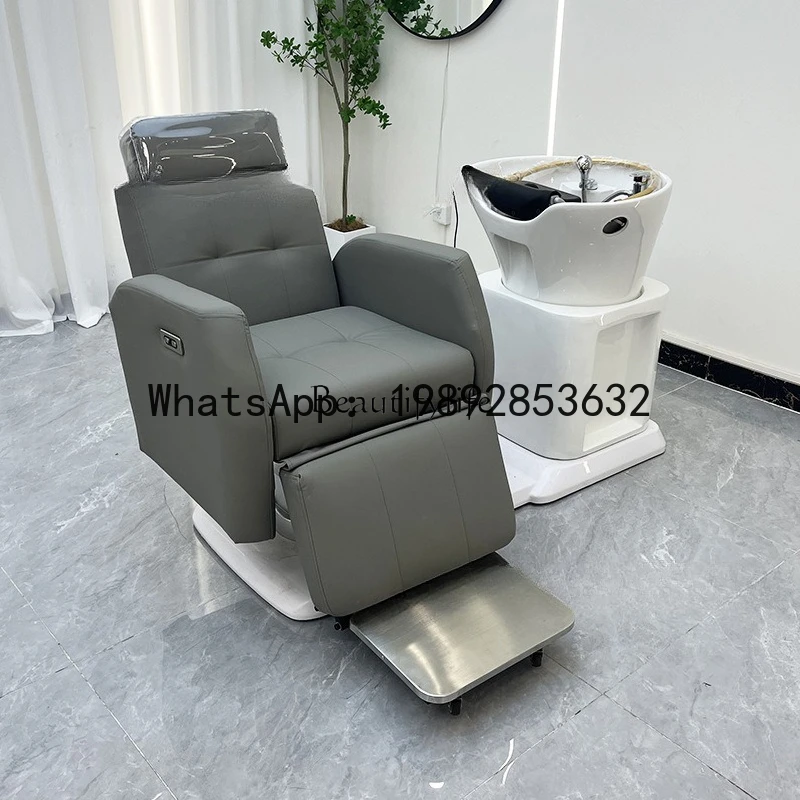BB -Multifunctional electric lifting shampoo bed High-end washing and care integrated hair care hair treatment bed can be rotate