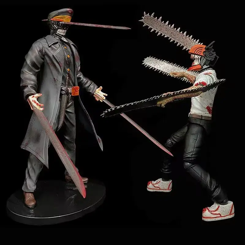 

Аниме Shf бензопила мужская Pk Denji экшн-фигурка шарнирная мобильность ПВХ Коллекционная кукла аниме электрическая пила фигурки демонов модель игрушки