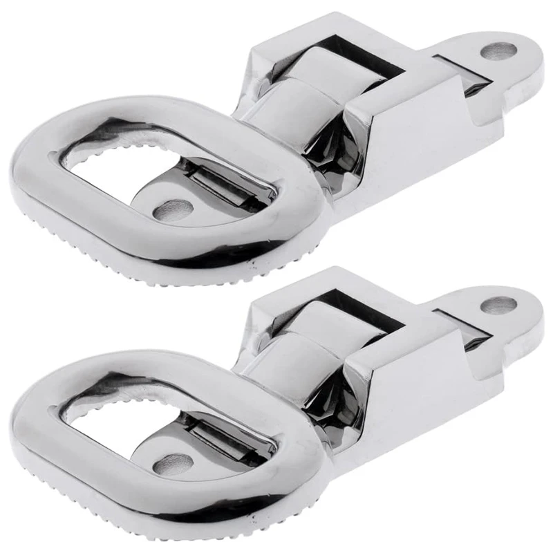 

2Pcs Diamond Non-Slip 316 Stainless Steel Folding Mast Step Marine Boat Yacht Car Rv Transom Step Fold Out Step