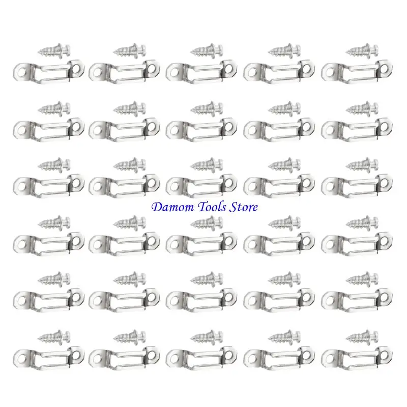 57BE 30pcs Invisible Furniture Fasteners For Easy Assembly Of Cabinets And Wardrobes Strong Load Bearing Cabinet Construction