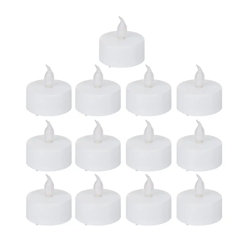 QWE-Flameless LED Candles Light For Wedding Home Decoration 3D Printer Model Components Tealight Fake Candles Lamp