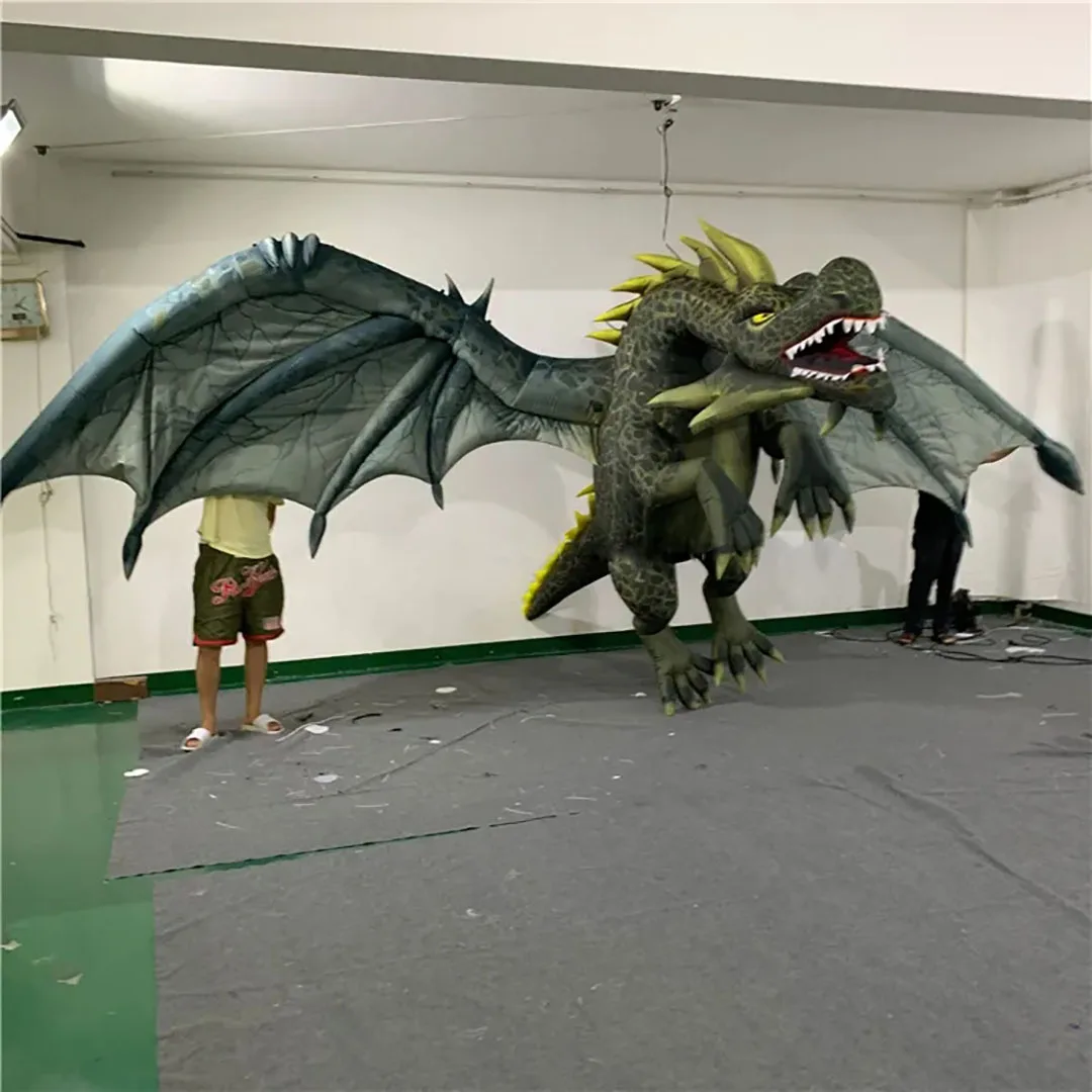 Gigantyczny nadmuchiwany smok dmuchany powietrzem latające smoki rekwizyty do dekoracji klubu nocnego do reklamy na wystawy imprezowe