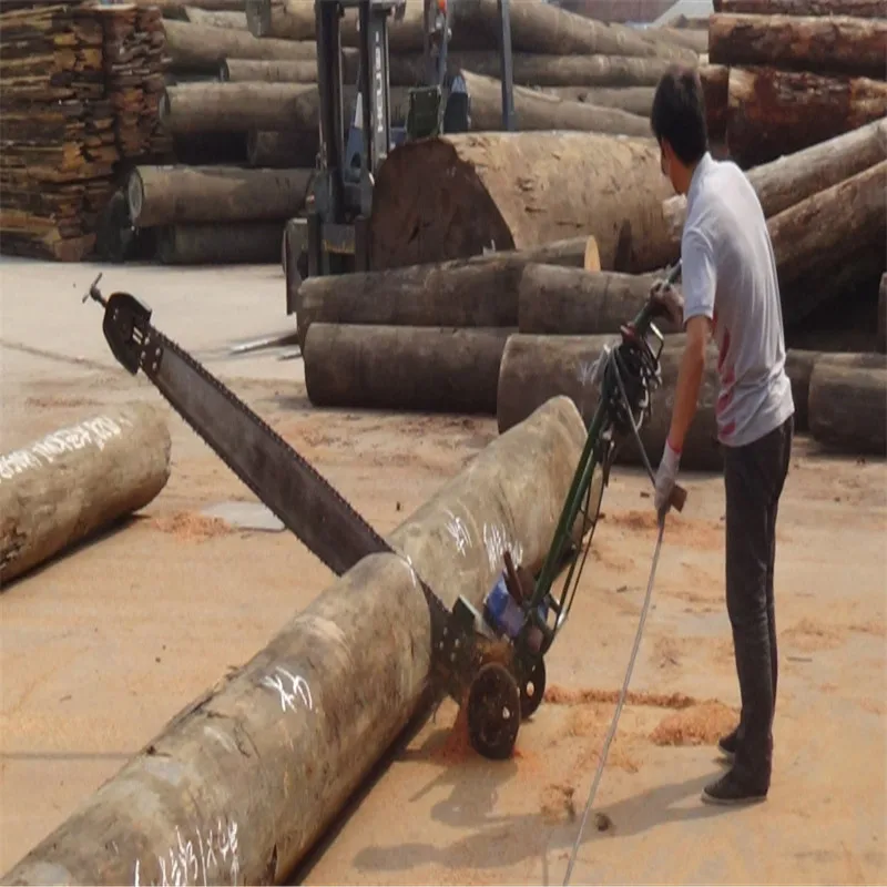 Equipo forestal, molino de sierra portátil, cortadora de madera