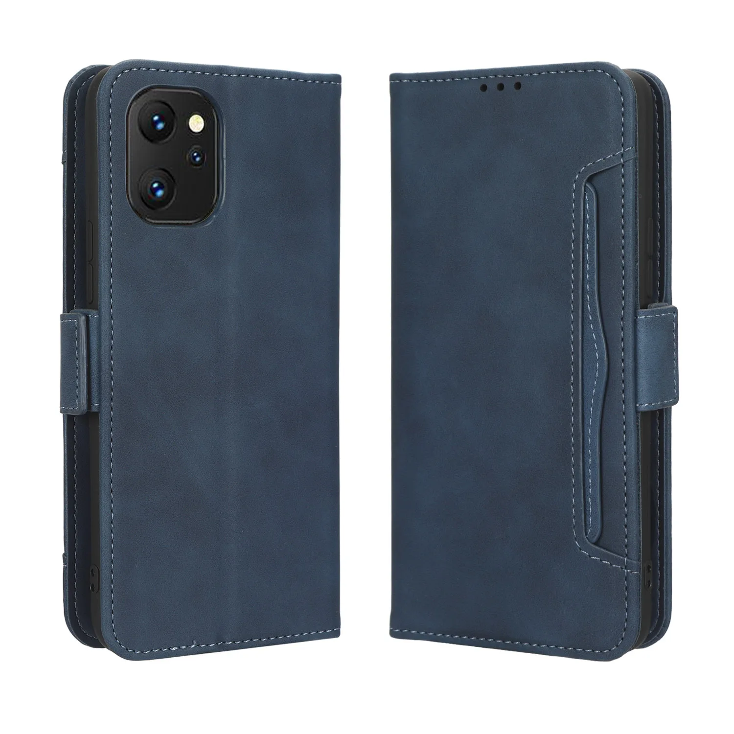 Flip Leather Cover For Umidigi Power 7 7S 5 3 Max Separate Type Magnet Button Many Card Slot Wallet Shockproof Phone Case