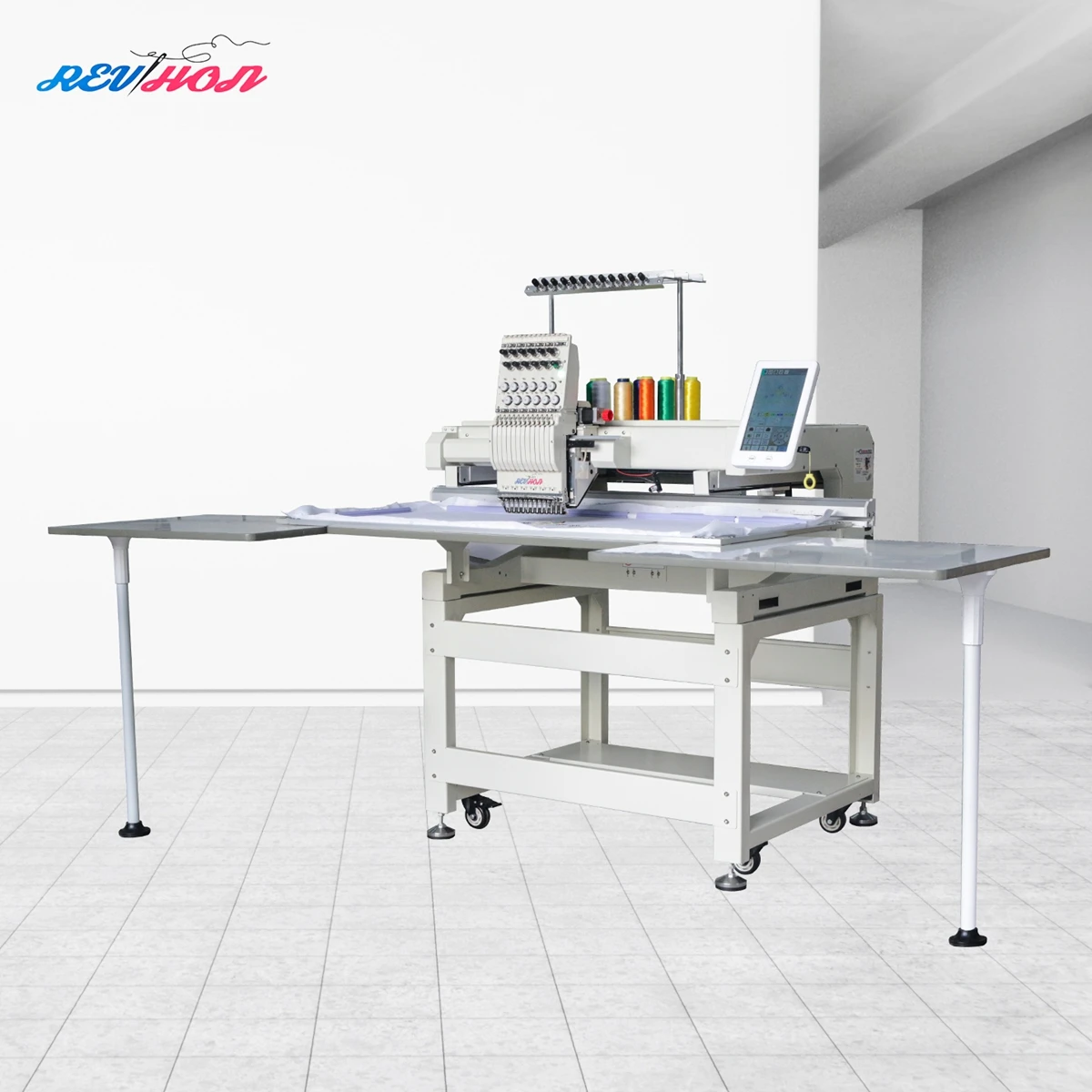 REVHON  Single Head Large Work Area 1200x500MM Computerized Garment Embroidery Machine