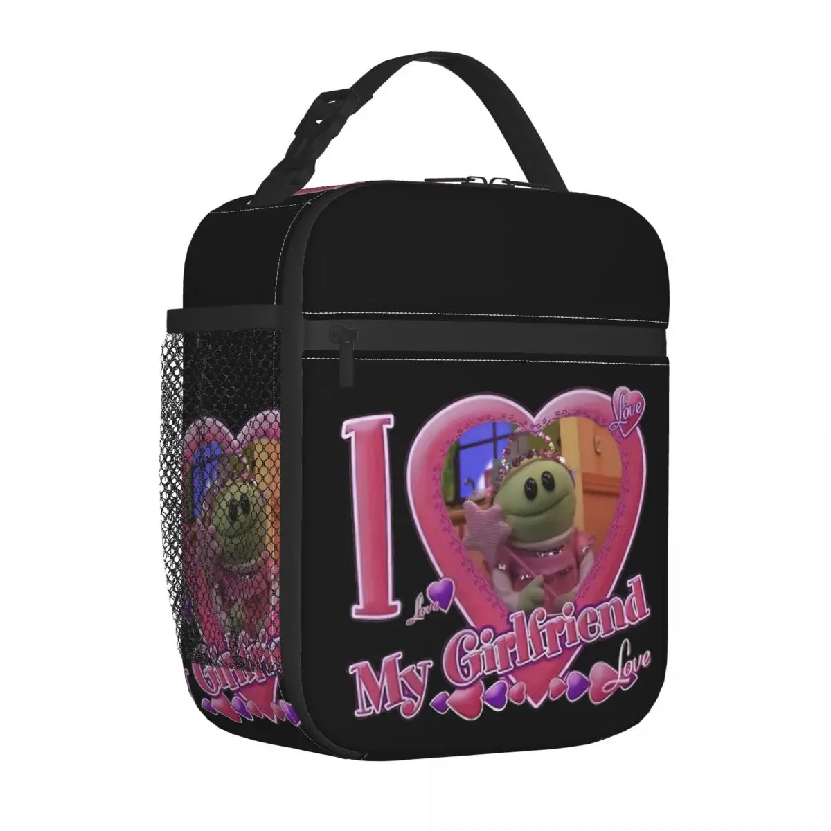 Nanalan Wonderful Girl Heart Insulated Lunch Bags High Capacity Reusable Cooler Bag Tote Lunch Box Office Picnic Men Women