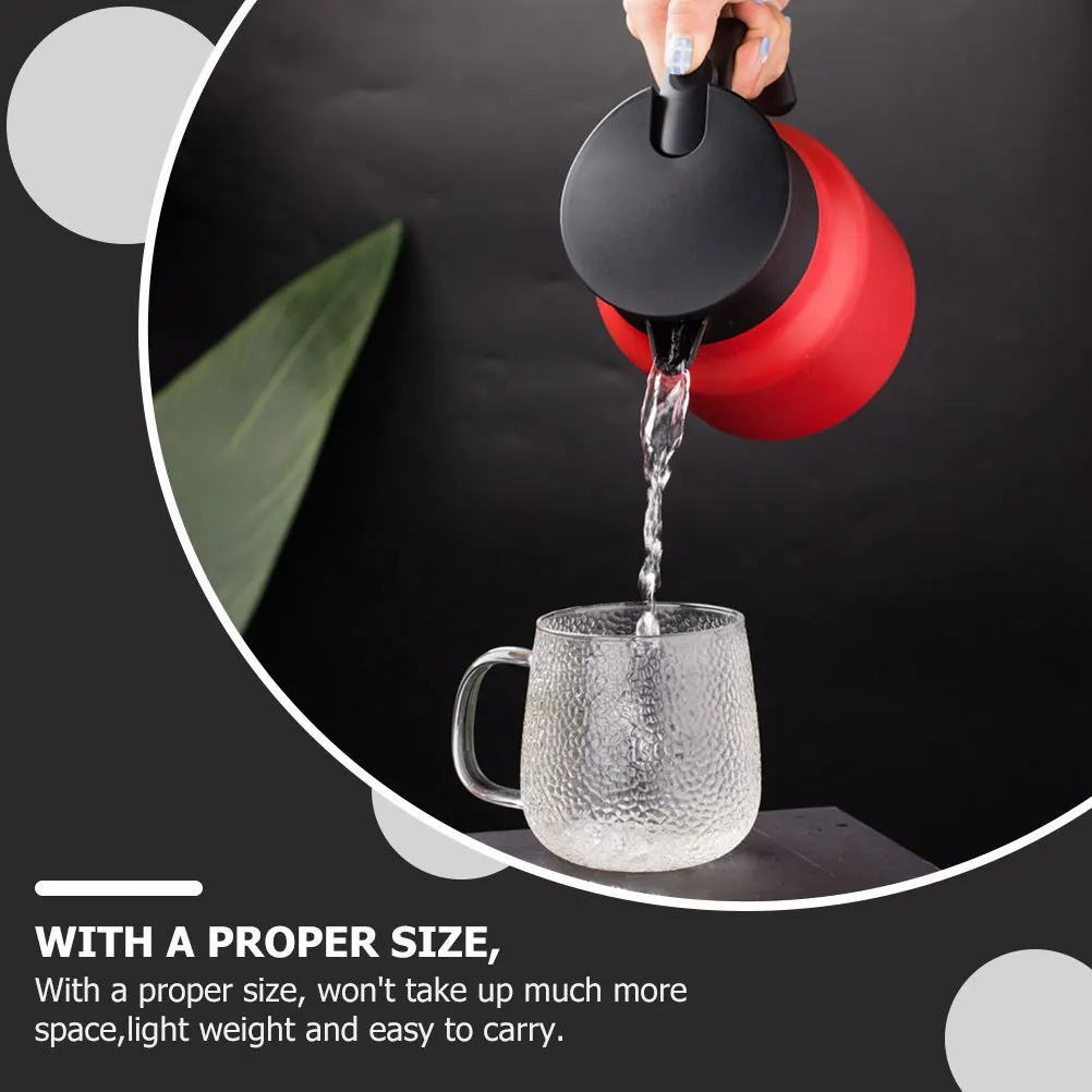 

1pc Stainless Steel Coffee Pot Premium Warm Keeping Kettle Large Capacity Portable Insulated Water Bottle For Home Kitchen