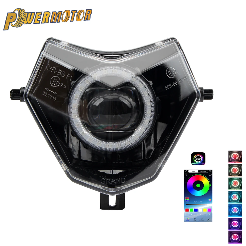 Innovative  Wireless Control Motorcycle Accessories LED Atmosphere Light For sherco Pit Dirt Bike Bluetooth  Smart Color Change