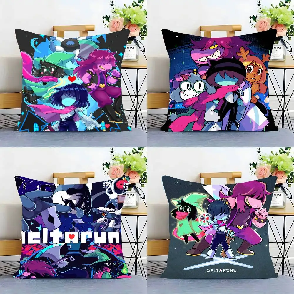 D-Deltarun Games anime Pillow Case Sofa Cushion Cover Room Home Decoration