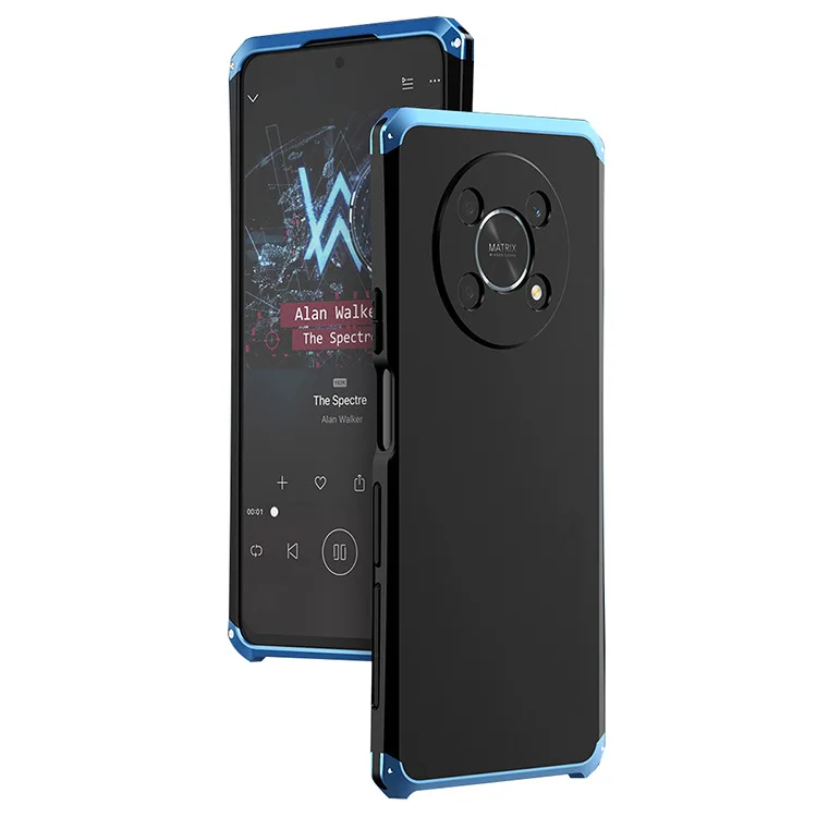 Luxury Shockproof Element Metal Case For Honor X30 X20 X10 Hin Hard Aluminium Alloy Hybrid Plastic Back Cover Cases