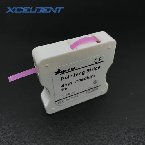 Imagen 2 del producto 1 rollo de tira de Pulido Dental, 4mm, resina, lijado Interdental, pulido, superficie de blanqueamiento Dental, herramienta Dental, Material de dentista