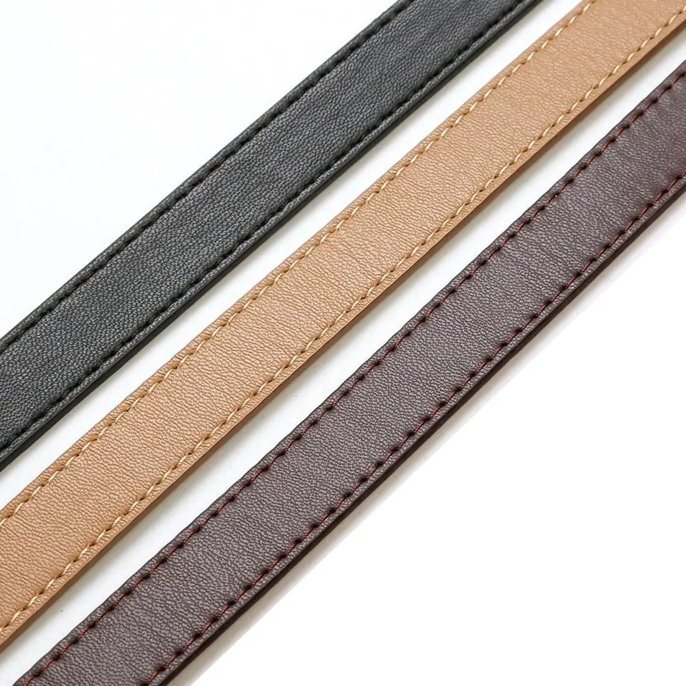 Women's Belt Fashion Pin Buckle Thin Belt Soft Belt Women Cargo Pants Jeans Windproof Belt PU Leather Belt Skirt Accessories