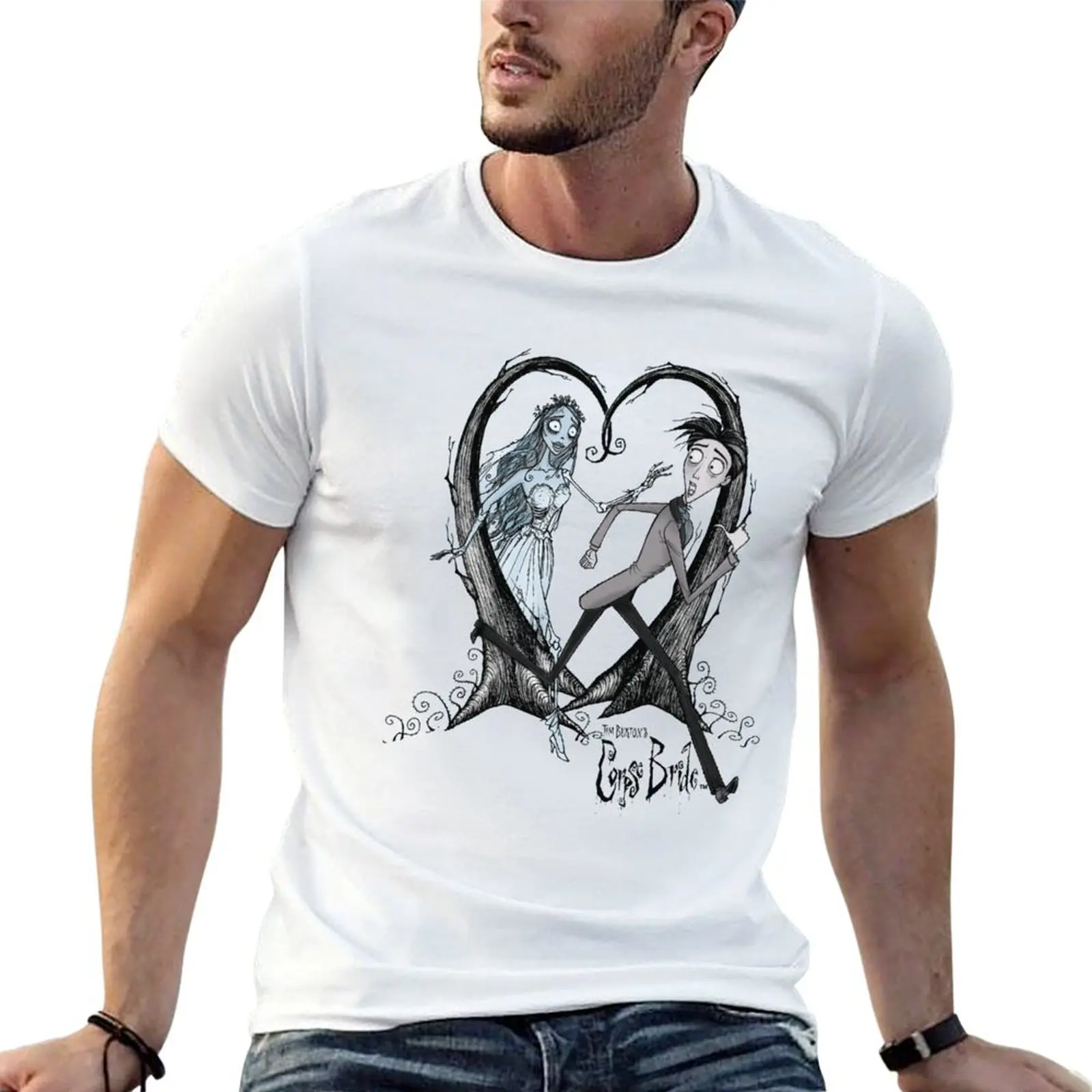 Camiseta victor y emily love, camisetas de lujo para hombre, camiseta ajustada