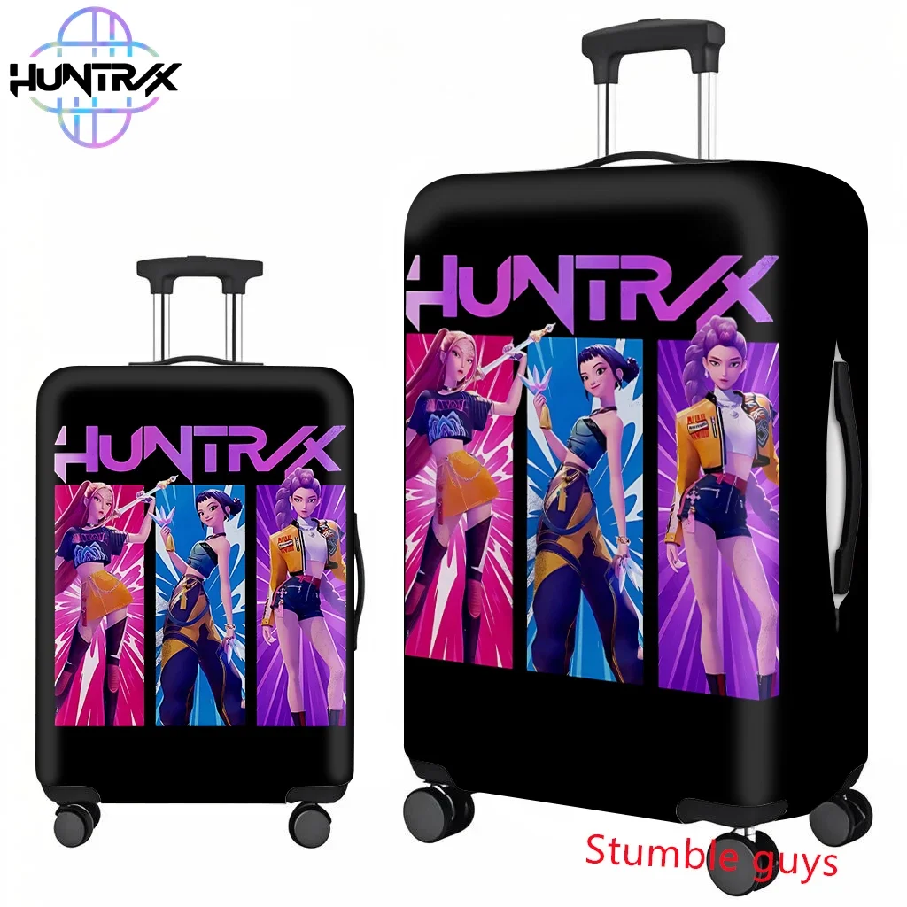غطاء الأمتعة Anime Kpop Demon Hunters يناسب حقائب السفر الناعمة مقاس 18-32 بوصة #2