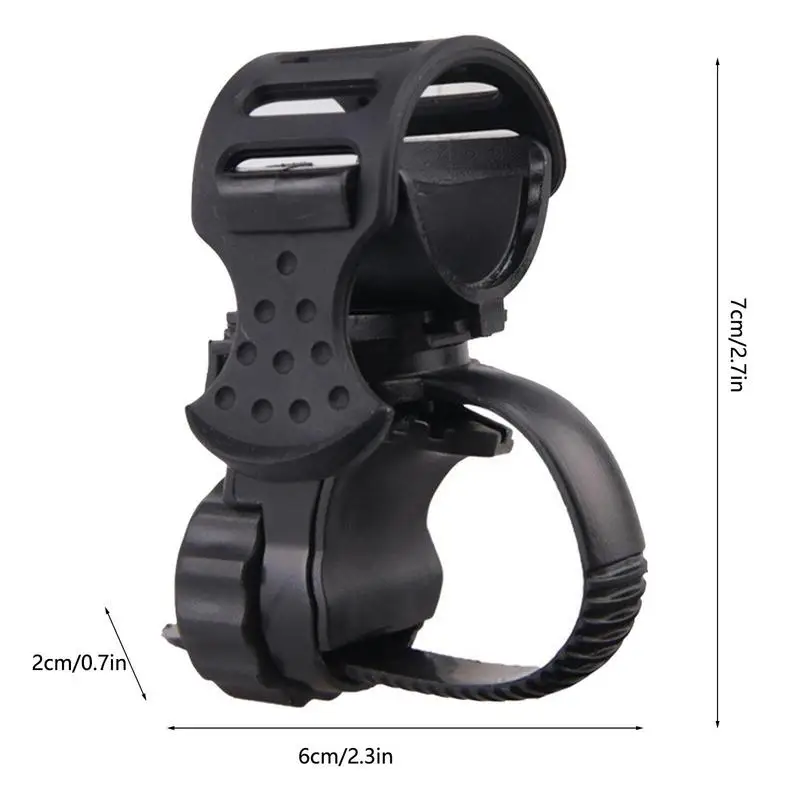 Bicycle Handlebar Torch Holder Bike Mount Bracket Clamp For LED Flashlight 360 Durable Quick Release Bike Accessories Parts