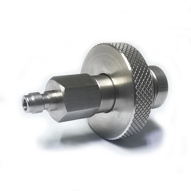 Адаптер заправочного клапана HPA G5/8 Din с быстроразъемной вилкой 8 мм из нержавеющей стали