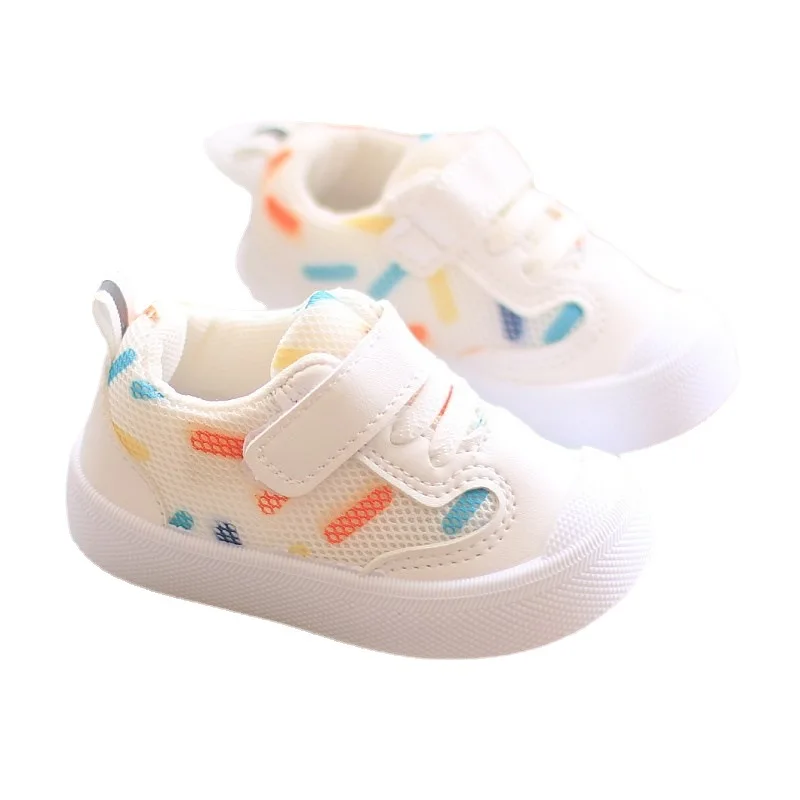 Sapatos de bebê para menino e menina recém-nascidos, calçados esportivos casuais de malha, sola macia, nova, outono