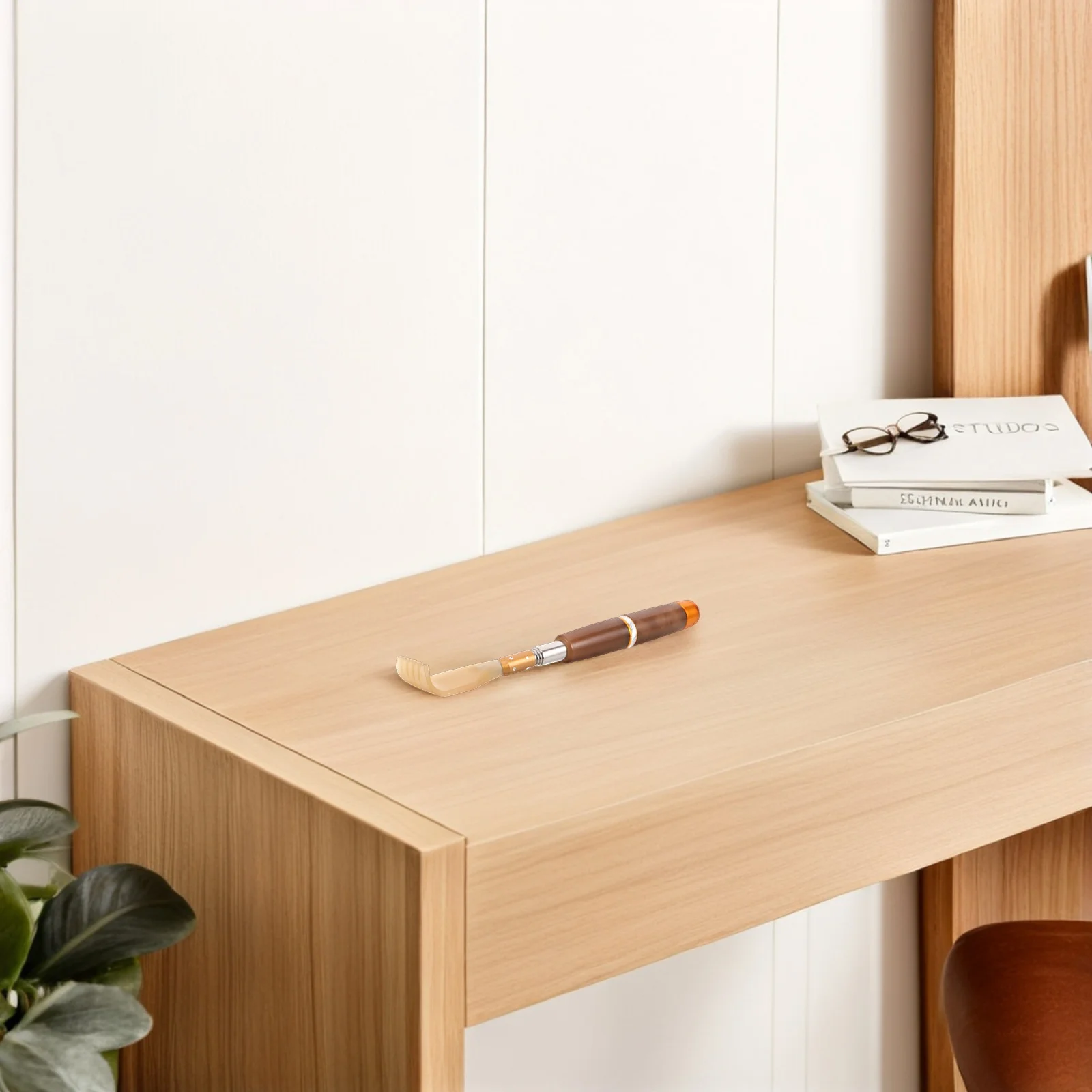 

Extendable Plastic Back Scratcher Telescoping Itch Reliever Portable Ergonomic Handle Back Massager for Hard-to-Reach Areas