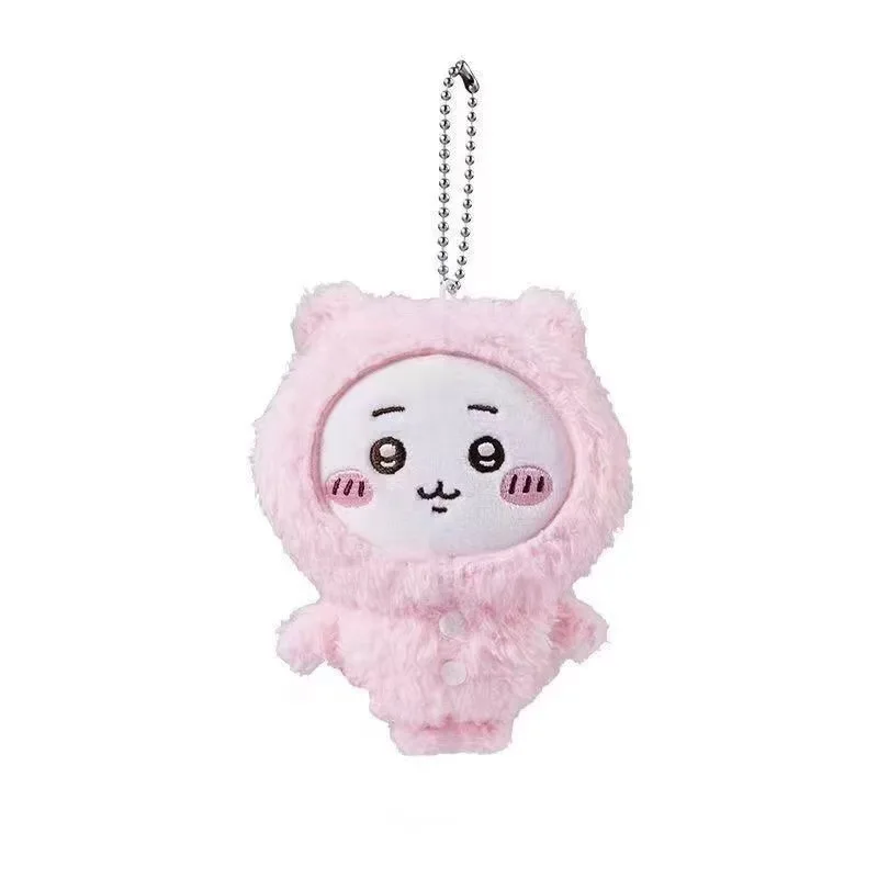 Cute Cartoon Plush Doll Keychain Plush Doll Pendant DIY Decorative Shoulder Bag Backpack Car Suspension Keychain Accessories