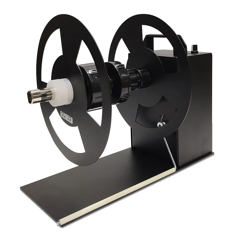 Large Torque Label Unwinder and Rewinder BSC A8 Rewinding Machine for Label 180mm Automatic Barcode Label Rewinder