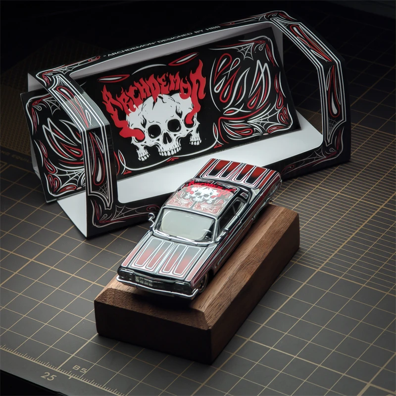 PreSale 97M 1:64 Impala Lowrider 1964 ARCHDEMON by HBB Special Edition Die-Cast Car Model Miniature Gifts