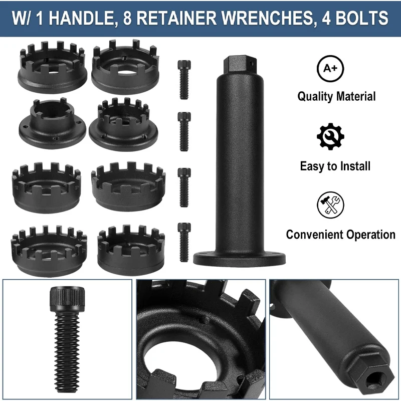 Lower Carrier Retainer Retaining Ring Nut Wrench Tool Kit Fit Yamaha Honda Suzuki Mercury MerCruiser Drive Units & Outboards