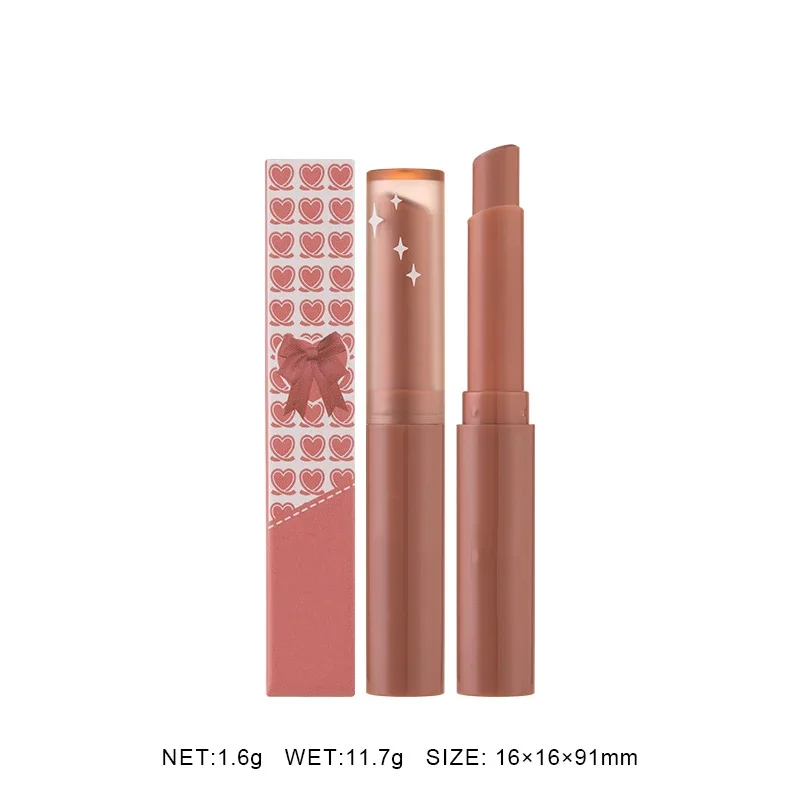 6Colors Matte Lipstick Beauty Lip Gloss Tinted Balm Rotate Lipstick Makeup Nude Bean Paste  Matte Lipstick Wholesale