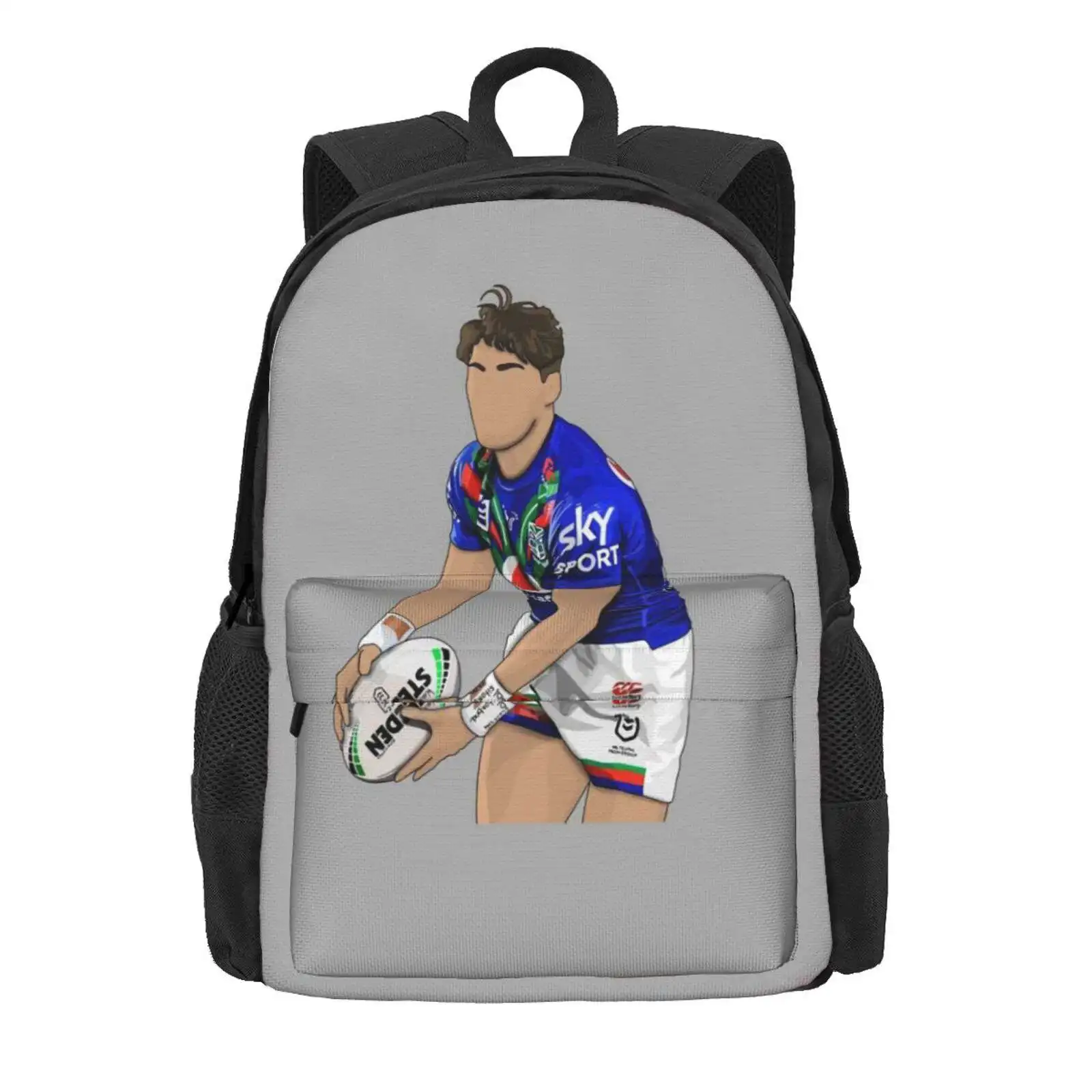 Reece Walsh Bag Backpack For Men Women Girls Teenage Nrl Nz New Zealand Rugby League Reece Walsh Sport