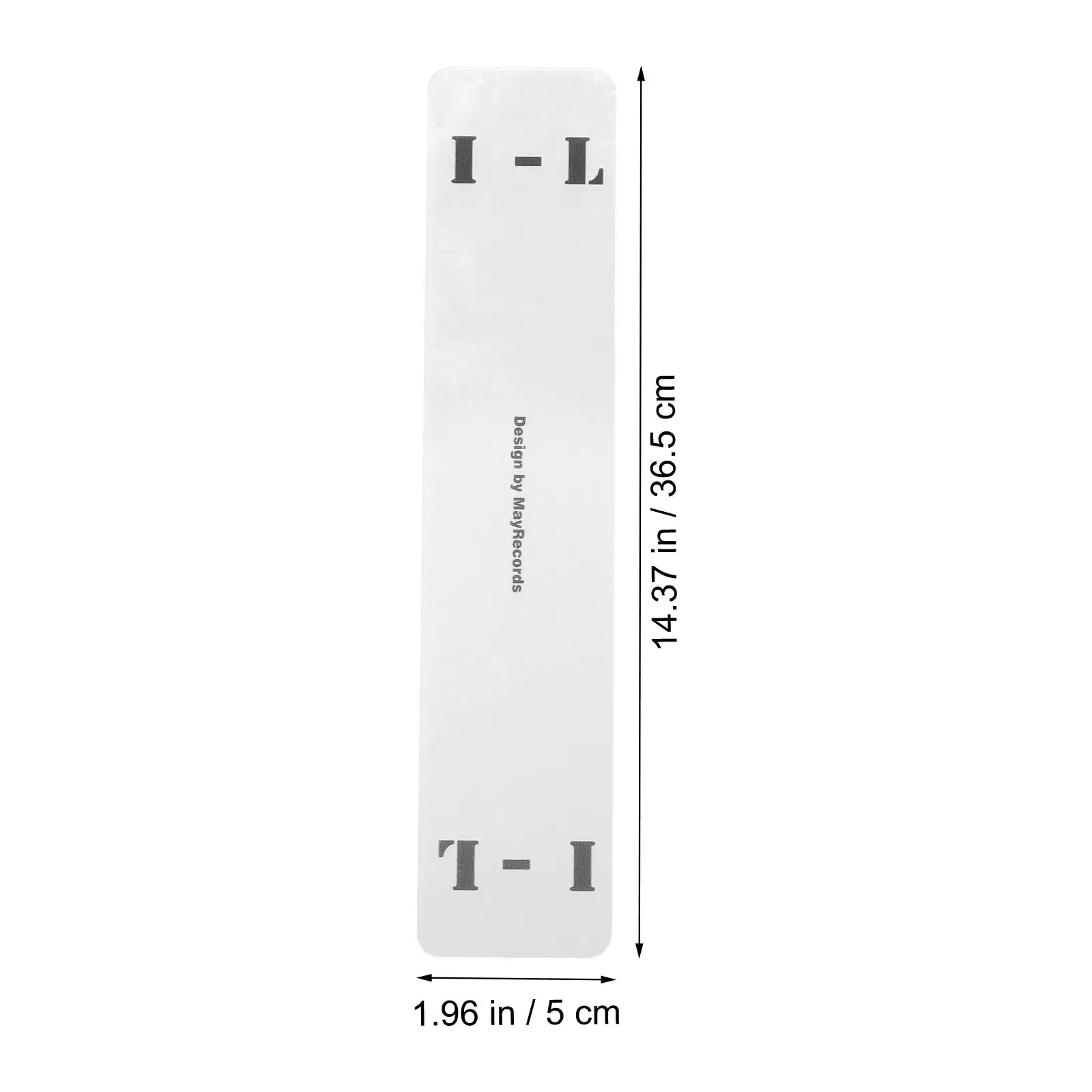 

6pcs Classification Tag Card Tabs Acrylic Vinyl Record Divider Index Disc Alphabet Organizer Storage Folder Label